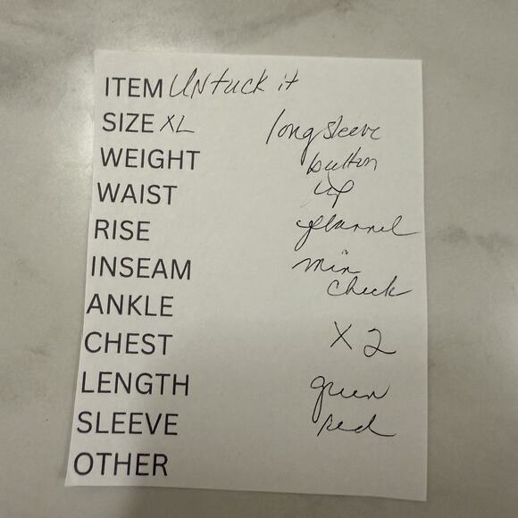 UNTUCKit Long Sleeve Button Up Shirt Men’s XL Green Micro Check Flannel EUC - Picture 8 of 8